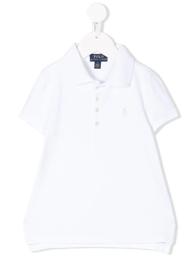 Shop Ralph Lauren Short Sleeve Polo Shirt In White
