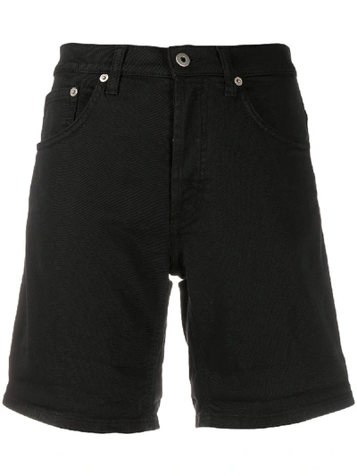 Shop Dondup Slim-fit Denim Shorts In Black