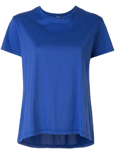 Shop Aspesi Relaxed Fit Blouse In Blue