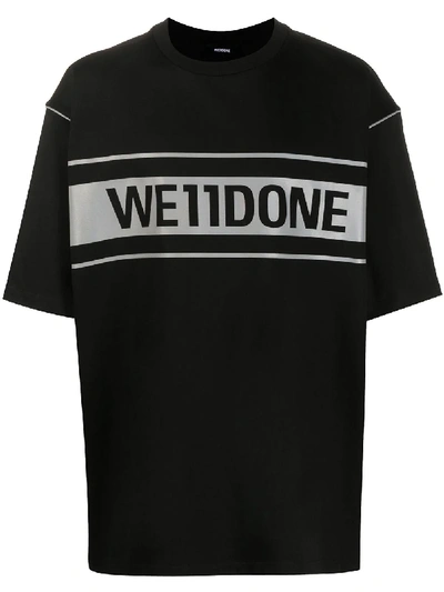 Shop We11 Done Oversized T-shirt In Black