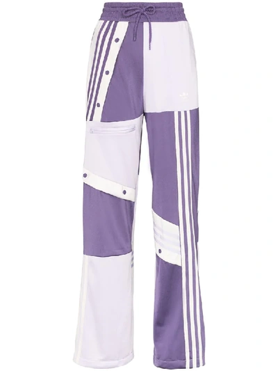 Shop Adidas Originals Adibreak Patchwork Track Pants In Purple