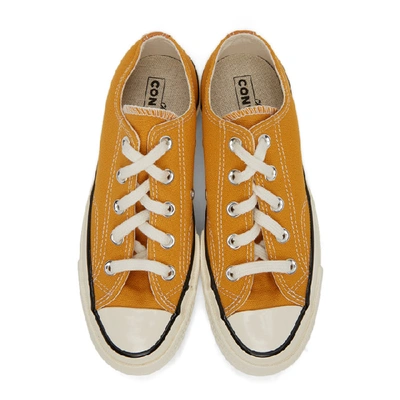 Shop Converse Yellow Chuck 70 Low Sneakers
