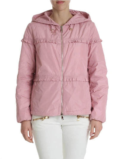 Shop Moncler Prague Pink Women Down Jacket