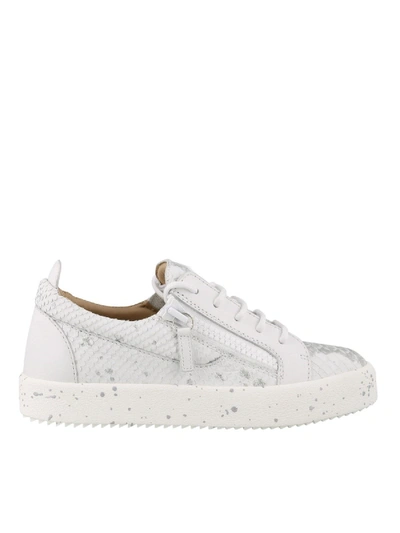 Shop Giuseppe Zanotti Gail Sneakers In White