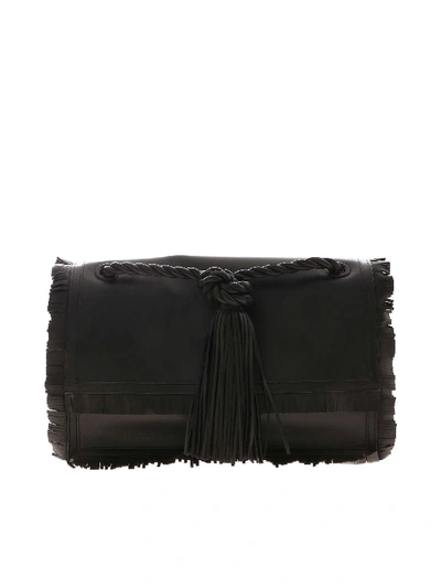 Shop Valentino Mini The Rope Bag In Black