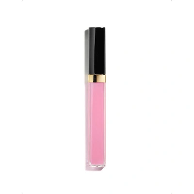 Shop Chanel Rose Naif Rouge Coco Gloss Moisturising Glossimer