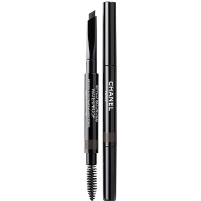 Shop Chanel <strong>stylo Sourcils Waterproof</strong> Defining Longwear Eyebrow Pencil Blond Tendre 0.27g In Brun Profond