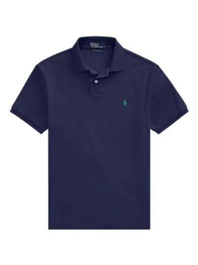 Shop Polo Ralph Lauren Men's Earth Recycled Polo Shirt In New Port Navy