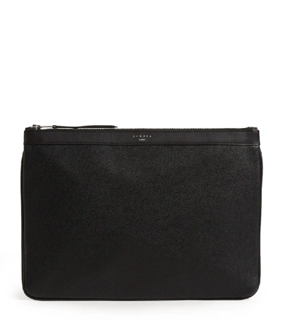 Shop Sandro Grained Leather Pouch