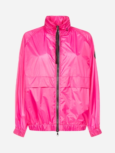 Shop Moncler Groseille Hooded Nylon Jacket