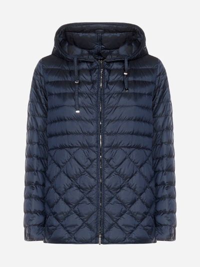 Shop Max Mara The Cube Entresi Hooded Quilted Nylon Down Jacket