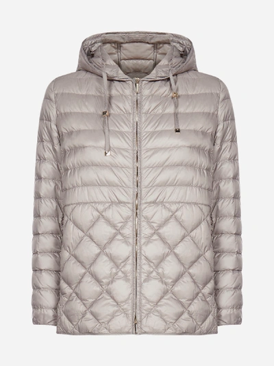 Shop Max Mara The Cube Entresi Hooded Quilted Nylon Down Jacket