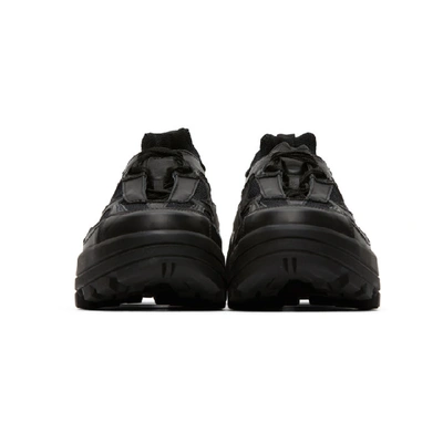 Shop Alyx 1017  9sm Black Indivisible Sneakers In Blk0001-bla