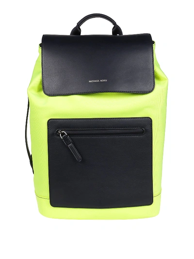 Michael Kors Brooklyn Neon Nylon Backpack In Yellow | ModeSens