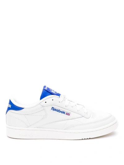 Shop Reebok Club C 85 White Leather Sneakers