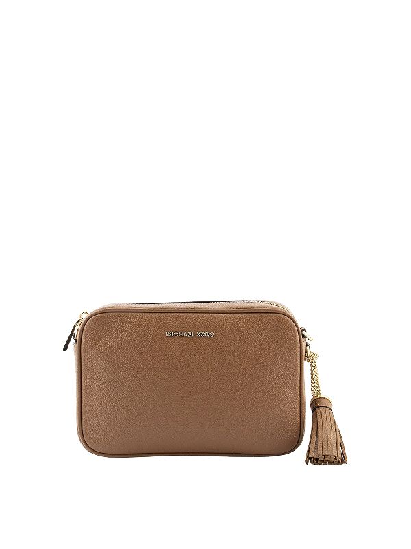 michael kors ginny leather crossbody