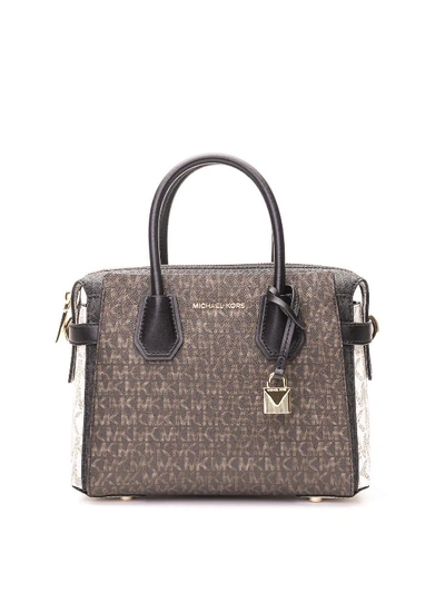 Shop Michael Kors Mercer Small Bag In Multicolour