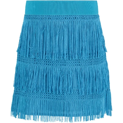 Shop Alberta Ferretti Light Blue Girl Skirt