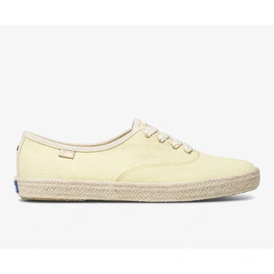 Shop Keds X Kate Spade New York Champion Neon In Yellow