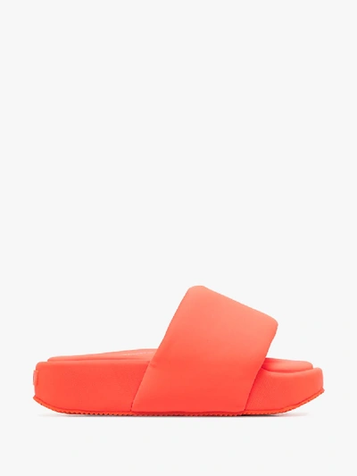 Shop Y-3 Orange Padded Foam Slides