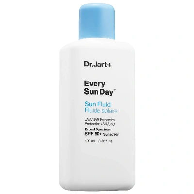 Shop Dr. Jart+ Every Sun Day Face Sunscreen Spf 50+ 3.38 oz / 100 ml