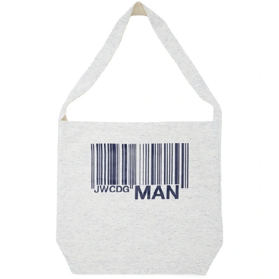 Shop Junya Watanabe White And Navy Jwman Tote In 1 Wht/blu