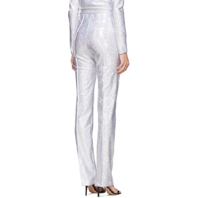 Shop Saks Potts Silver Shimmer Lissi Pants