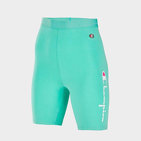 green champion shorts