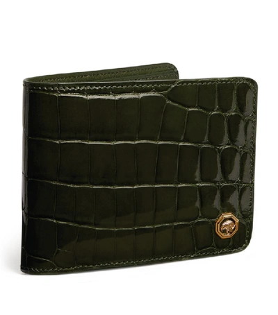 Shop Stefano Ricci Crocodile Bifold Wallet