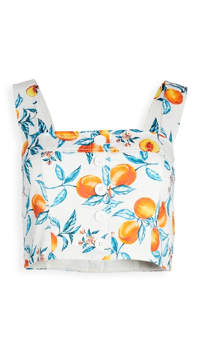 Shop Amanda Uprichard Spade Top In Peaches