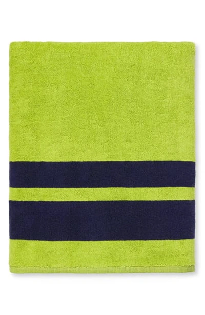 Shop Sferra Mareta Stripe Beach Towel In Apple