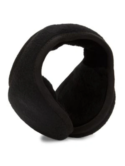 Shop Ugg Shearling-lined Earmuffs In Black