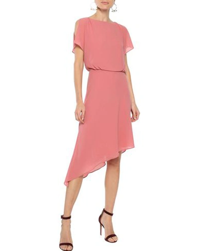 Shop Iris & Ink Short Dresses In Pastel Pink
