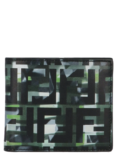 Shop Fendi Ff Wallet In Multicolor