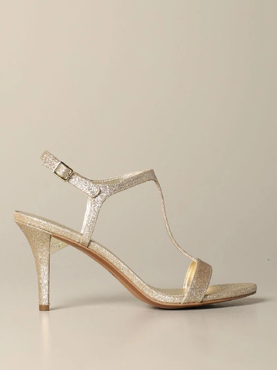Shop Michael Michael Kors High Heel Shoes Shoes Women  In Gold