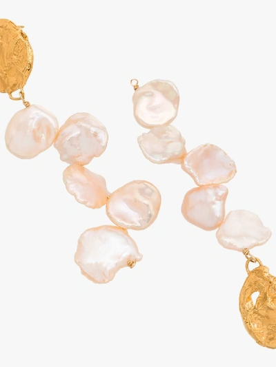Shop Alighieri Gold-plated La Jetee Pearl Earrings