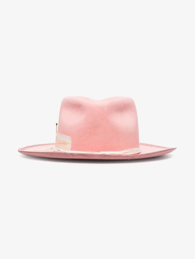 Shop Nick Fouquet Womens Pink Nf Babe Hat