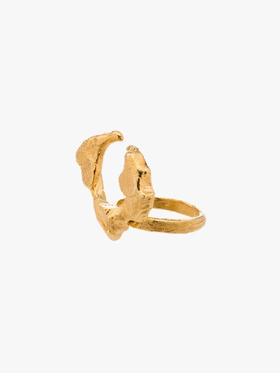 Shop Alighieri 24kt Gold-plated The Infernal Storm Ring