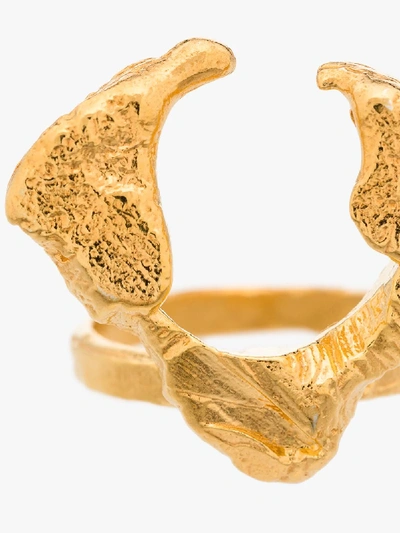 Shop Alighieri 24kt Gold-plated The Infernal Storm Ring