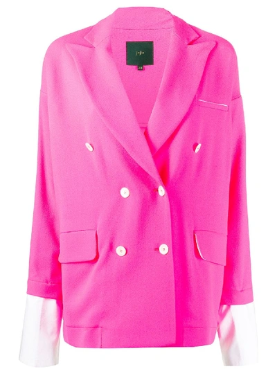 Shop Jejia Oversized Blazer In Pink
