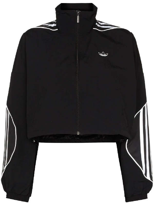 Adidas reflective stripe jacket sale