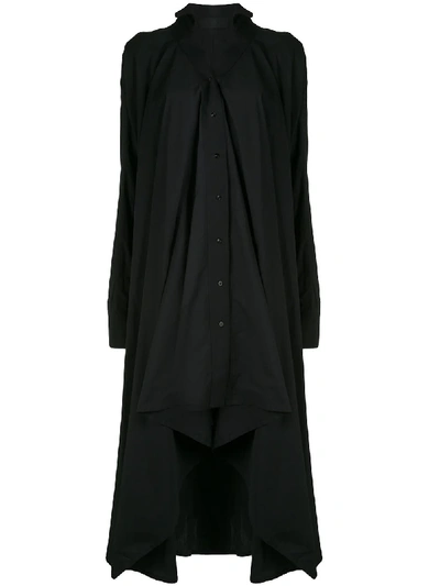 Shop Marc Le Bihan Longline Slouchy Jacket In Black
