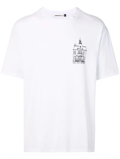 Shop Undercover Hill Top Church-print T-shirt In White