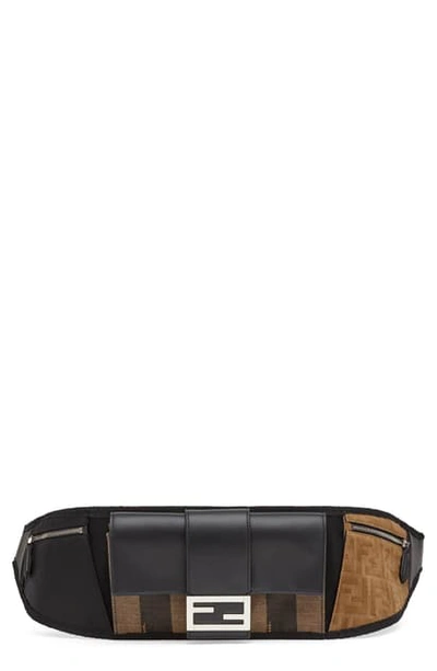 Shop Fendi Marsupio Belt Bag In Brown Multi