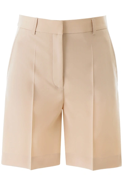 Shop Stella Mccartney Amber Shorts In Straw (beige)
