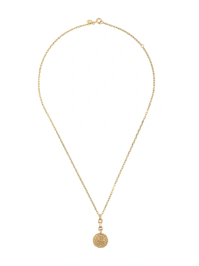 Shop Maria Black Fragola Pendant Necklace In Gold