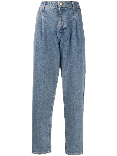 Shop Essentiel Antwerp Veila Mid-rise Jeans In Blue