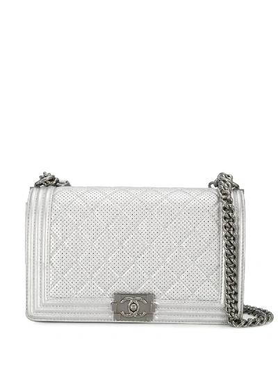 Pre-owned Chanel 2014  Boy Limited Edition Bag In Metallic
