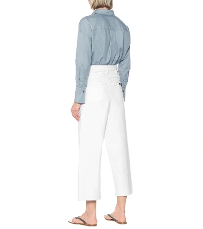 Shop Brunello Cucinelli Straight Jeans In White