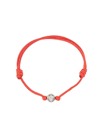 Shop Nialaya Jewelry Two Tone Rope Bracelet In Red